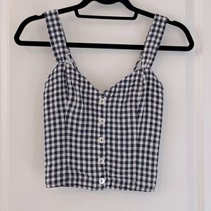 Abercrombie Gingham Tank